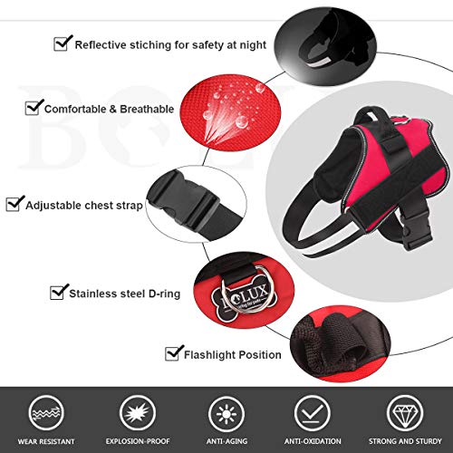 Dog Harness No (Medium (Pack of 1) / Red)