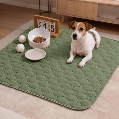 Waterproof Armchair Covers for Pets (30x30 Inch (Pack of 1) / Dark Green/Light Green)