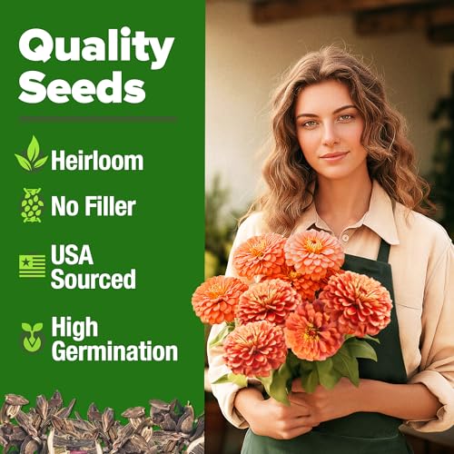 Zinnia Seeds Coral