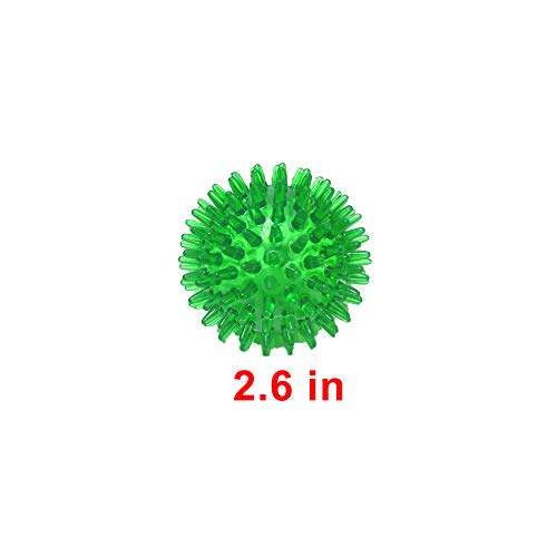 Dog Squeaky Toys Value Set Non (3 Pack Spiky Balls)