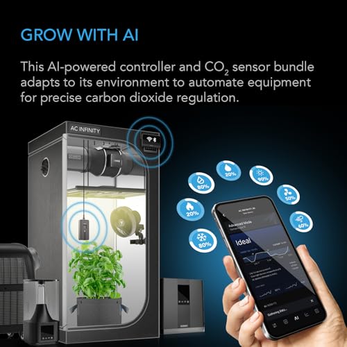 Controller AI+ Environment Controller with CO2 for Grower Tents (Controller AI+ with CO2 Sensor)