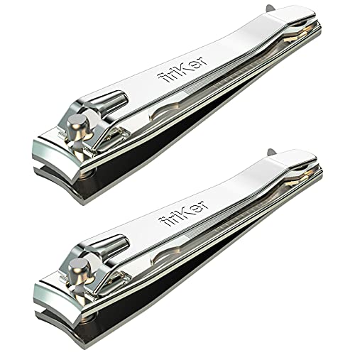 2PCS Silvery Nail Clippers Set (Silver)