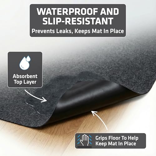 2 Pack Washable Pee Pads for Dogs (29" x 36" (2-Pack) / Charcoal)