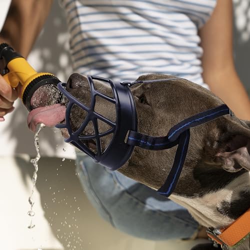 Dog Muzzle Breathable Basket Muzzles for Small (Size6-15/5in)