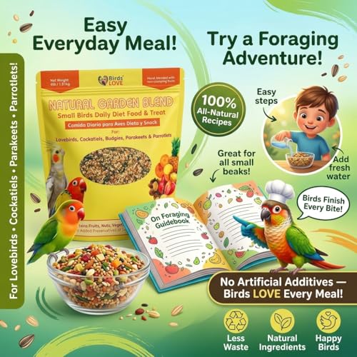 Natural Garden Blend Bird Food for Small Birds (4 Pound (Pack of 1))