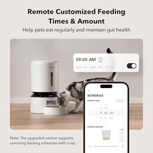 Automatic Cat Feeder (White / 5L-with WiFi)