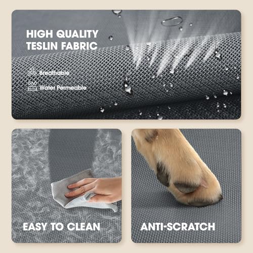 Outdoor Elevated Dog Bed for Large Sized Dogs (L(43.30"x31.90"x8.00") / Grey)