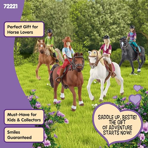 Horse Club 40Pc Horse and Rider Playset with Accessories (40PC Horse Club Rider Playset)