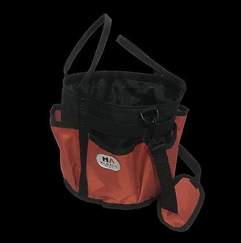 horse Grooming Organizer Tote Bag (Red)