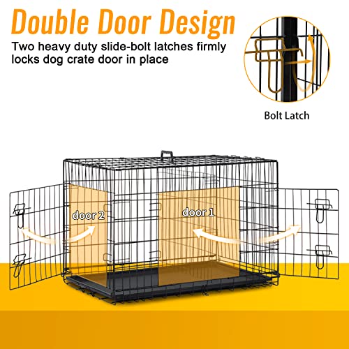 Dog Crate 30" (30 Inch / Black)