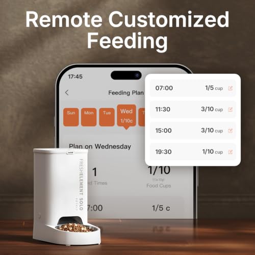 Automatic Cat Feeder (White)