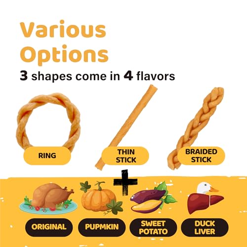 Turkey Dog Treats (3.5 Ounce (Pack of 1) / Pumpkin, Ring)