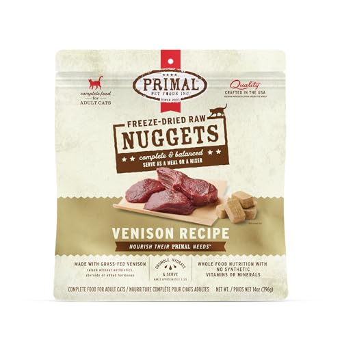 Primal Freeze Dried Raw Cat Food Nuggets (14 Ounce (Pack of 1))