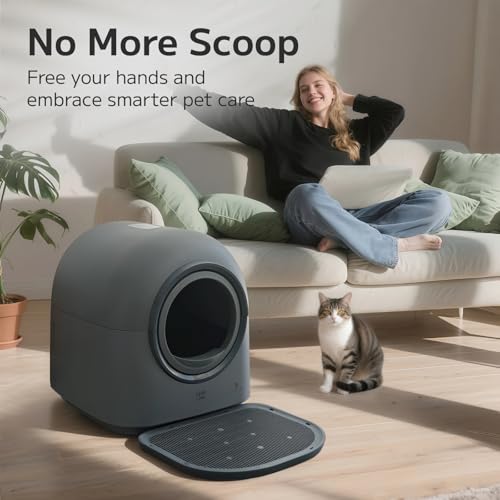 L1 Self Cleaning Litter Box (Dark Gray)