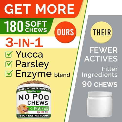No Poo Chews for Dogs (180Ct No Poo Chews)