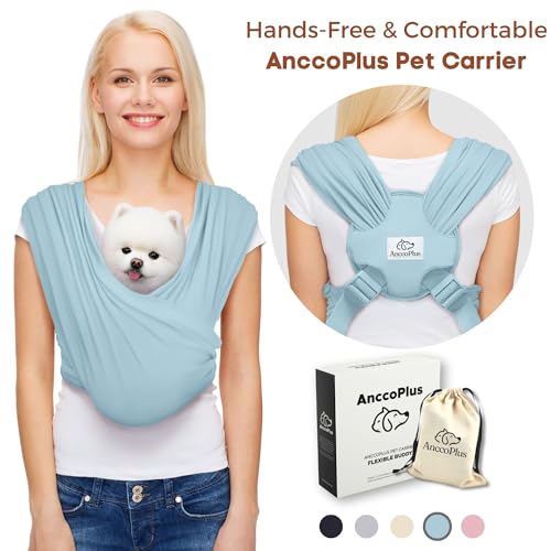 Small Dog Sling Carrier (Baby Blue / Plus)