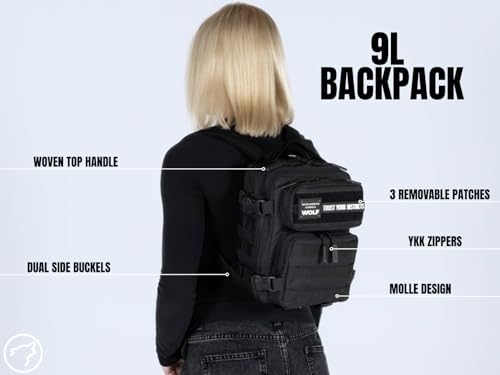 9L Mini Backpack 1000D Compact Gym EDC Bag (Pink Goddess)