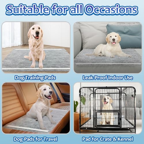 Charcoal Dog Pee Pads Extra Large 28“x34” (28"x34"-30 Count)