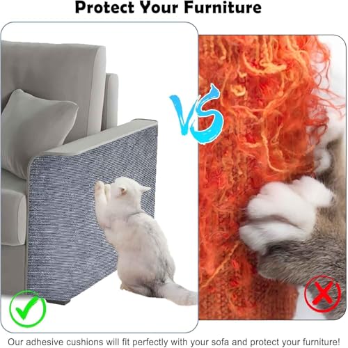 Cat Scratch Couch Furniture Protector (15.7"X39.4")