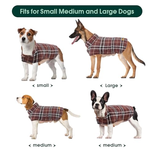 Waterproof Dog Coat (Brown / Medium (Pack of 1))