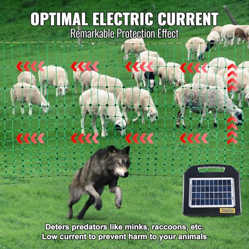 Electric Fence Netting 42" H X 164' L PE Net Fencing (42"H x 164'L / Livestock)