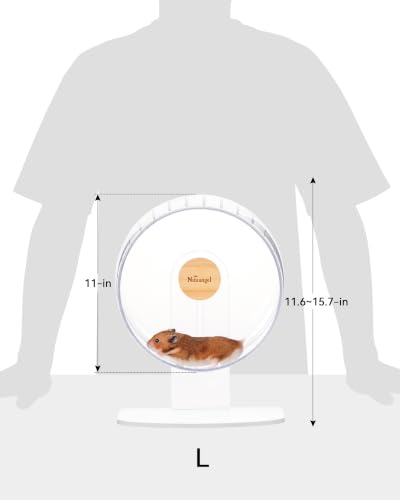Super Silent Hamster Exercise Wheels (Large / Transparent)