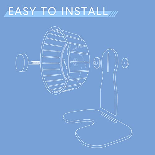 Hamster Exercise Wheel (8.3 Inch / Blue)