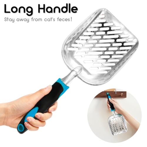 Cat Litter Scoop (L / Blue)