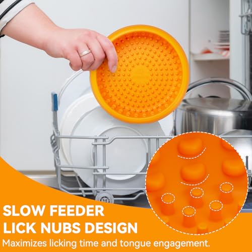 Dog Lick Bowl (XL / Orange)