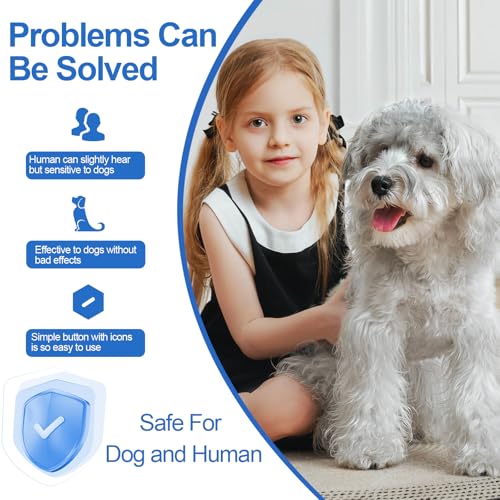 Dog Sonic Bark Deterrents Devices for Own or Neighbor's Dog (Orange)