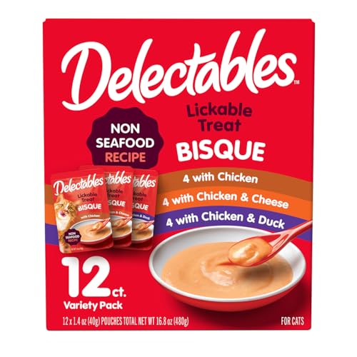 Lickable Treat Bisque Non (1.4 Ounce (Pack of 12))