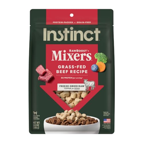Raw Boost Mixers Freeze Dried Dog Food Toppers For Dry Food (14 Ounce (Pack of 1))