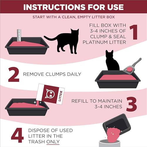 Clump & Seal Platinum Clumping Cat Litter (18 lbs)