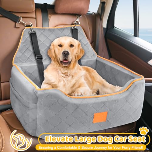 Dog Car Seat for Large (Gray)