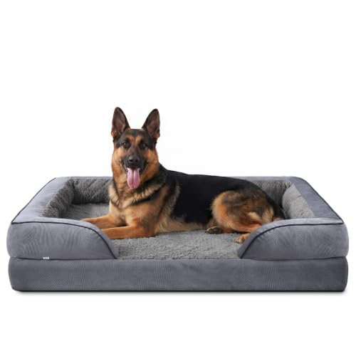 Orthopedic Extra Large Dog Bed (Dark Grey / XXL (48"x 35"x 8"))