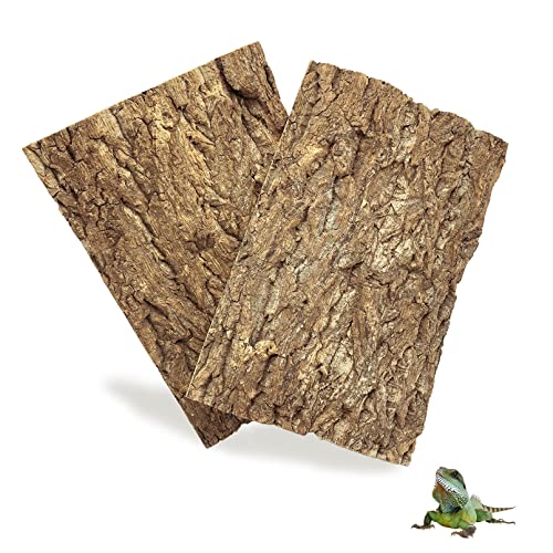 2PCS Cork Terrarium Background (2Pcs-11.8”x7.9”)