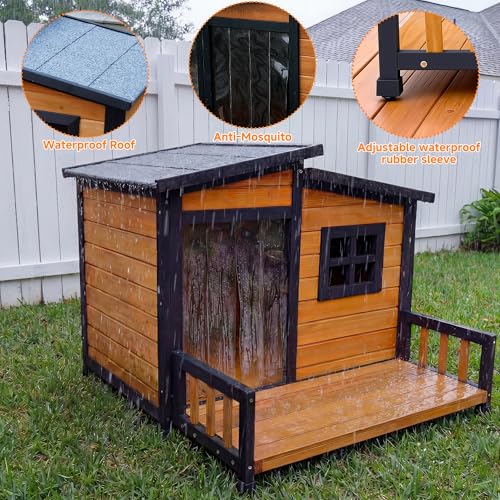Large Outdoor Dog House W