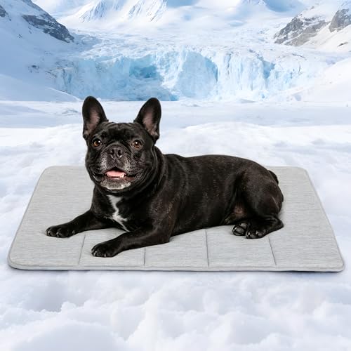 Dog Cooling Mat for Large Dogs (Grey / 30"L x 20"W x 0.8"H)