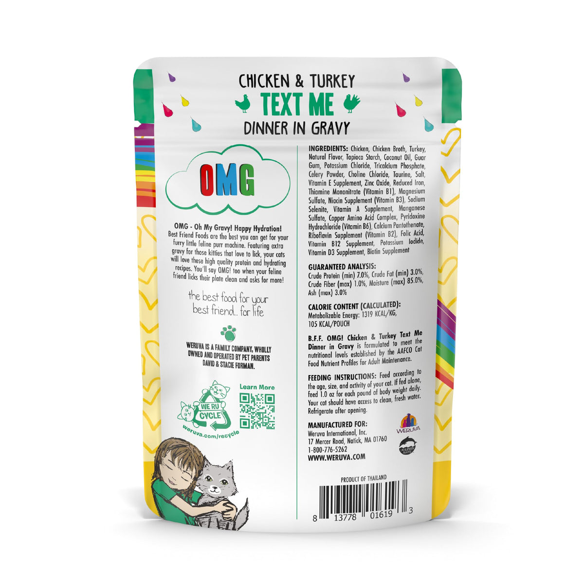 B.F.F. OMG Best Feline Friend Oh My Gravy! (2.8 Ounce (Pack of 12))