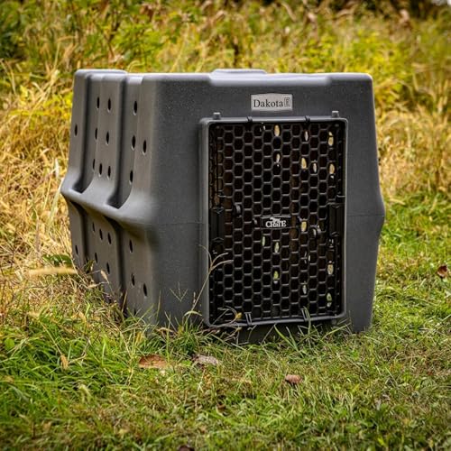 Dakota 283 Canine Rough and Tough Economy Dog Crate (Large / Dark Granite)