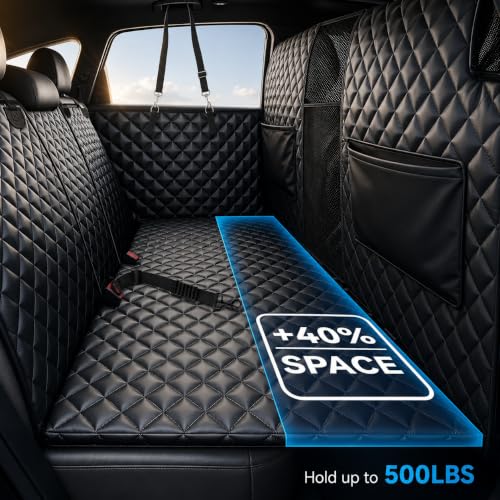 High Barrier Dog Car Seat Cover (Black / For Cars/Mid-Size SUV/Small Truck)
