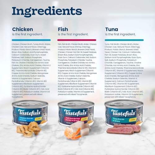 Tastefuls Variety Pack Wet Cat Food (3 Ounce (Pack of 24))