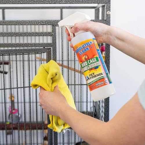 Amazing Bird Cage Cleaner and Deodorizer (16 Fl Oz (Pack of 6))