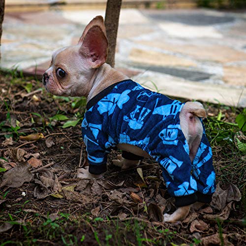 Small Dogs Outfit Soft Puppy Onesies Pjs Dog Pajamas Pet Coat Cat Apparel Comfy Doggie Jumpsuit Bodysuit for All Seasons (Star Wars / X-Small)