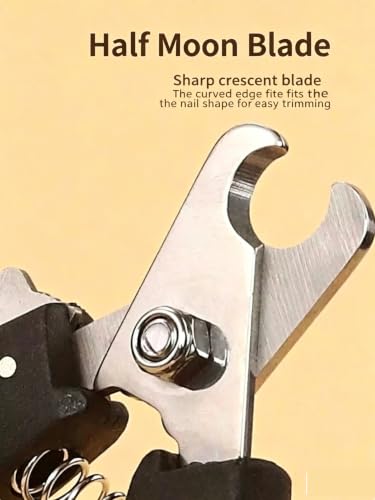 Pet Nail Clippers with Safety Guard (Red)