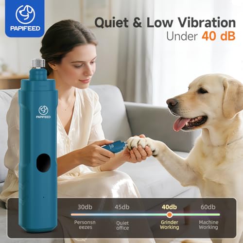Dog Nail Grinder with LED Light (Blue Classic)
