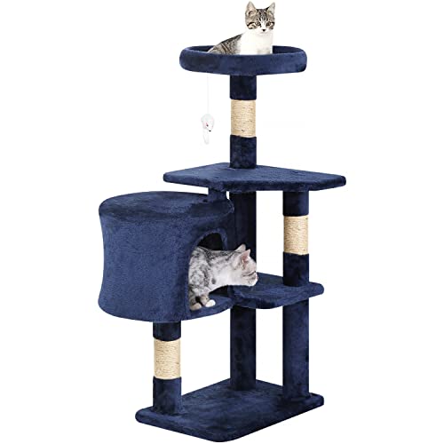 36" Cat Tree Tower (36 in / Navy Blue)
