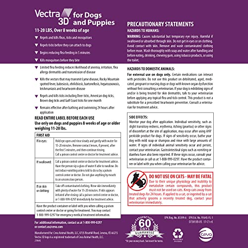Flea and Tick Prevention for Small Dogs 11 (6 Pack)