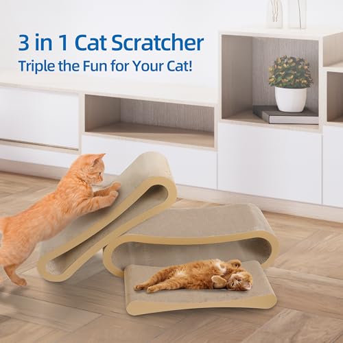 3 in 1 Cat Scratcher Cardboard (Infinity X-Large)