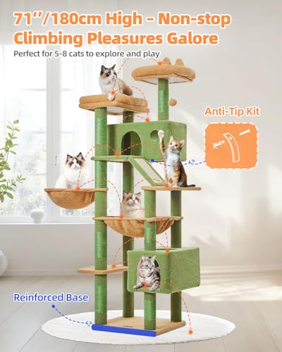 Cactus Cat Tree (Cactus / 71 Inches)